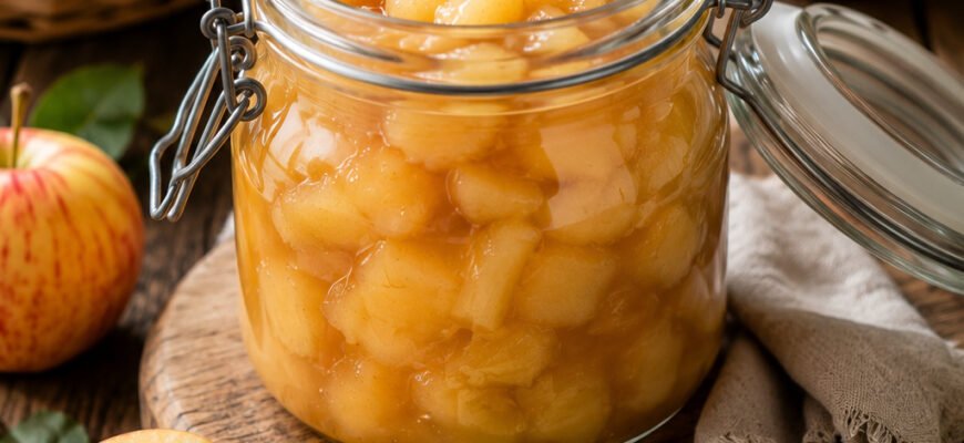 Compot de mere fără zahăr – rețeta naturală și aromată pentru iarnă