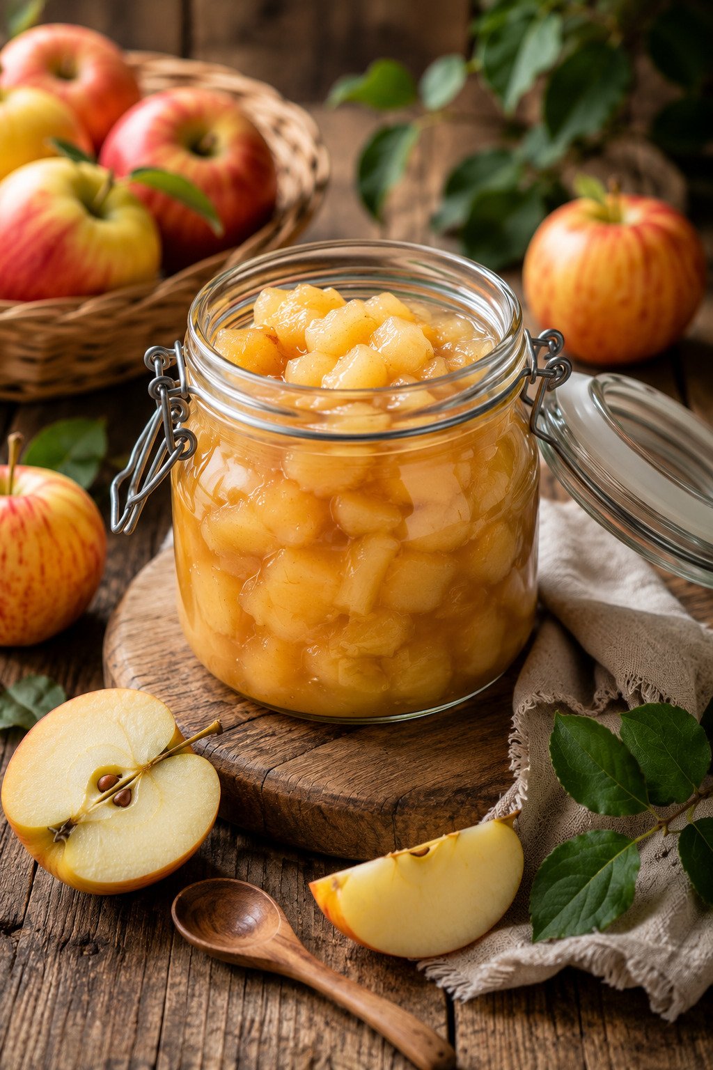 Compot de mere fără zahăr – rețeta naturală și aromată pentru iarnă