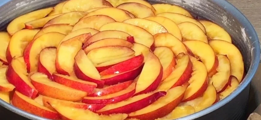 Tartă Fragedă cu Nectarine