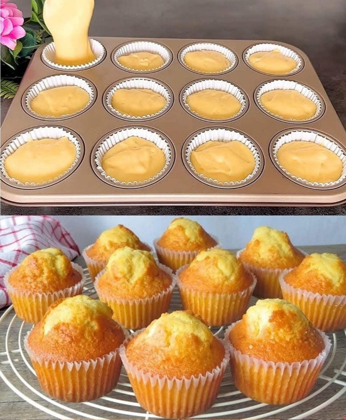 Brioșe moi și delicioase care se topesc în gură!