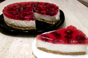 Cheesecake fără coacere cu fructe de pădure