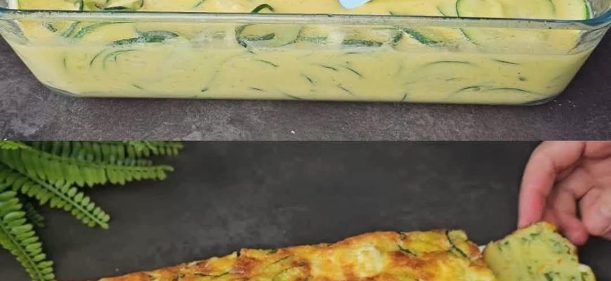 Prăjitură delicioasă cu dovlecei