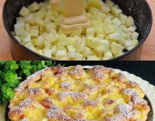 Prăjitură rapidă cu mere – aromă de casă în doar 10 minute