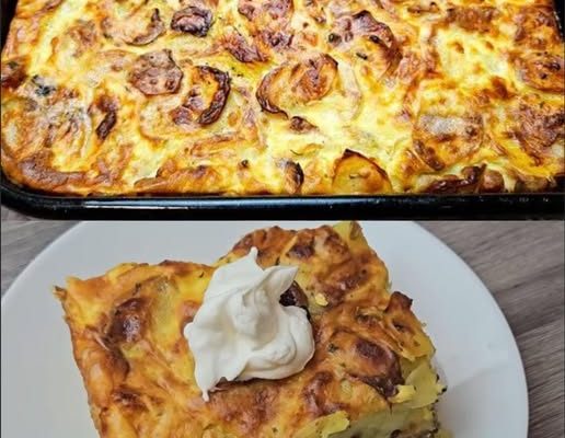 Așa se face cea mai gustoasă musaca de cartofi și carne, cea mai suculentă datorită ingredientului secret pe care îl adaug!