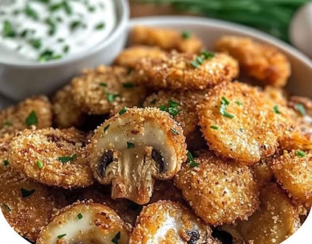 CIUPERCI CROCANTE DE POST (vegane)… Ca dintr-o lume de basm… Gustoase, simple, perfecte ca garnitură sau fel principal…