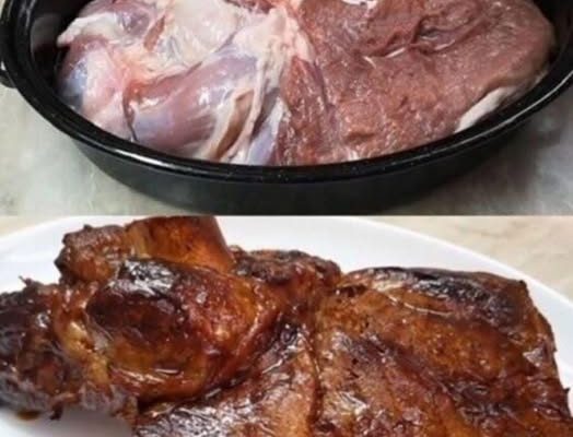 Cum să coci carne cu apă și o lingură de ulei la cuptor, ca și cum ar fi gătită sub capac de lut