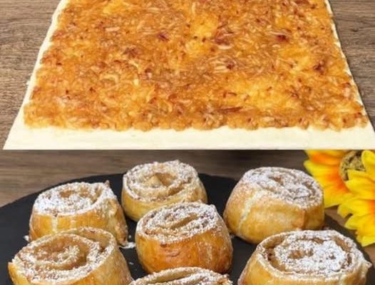 Dacă aveți aluat foietaj și 2 mere, pregătiți un desert delicios în doar 10 minute, perfect pentru fiecare zi...