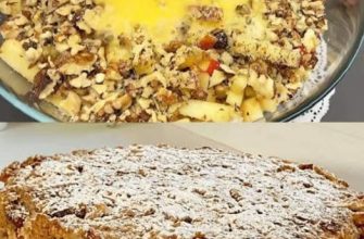 PLĂCINTĂ CU MERE: Fără zahăr, fără făină, doar amestecați ingredientele și imediat puneți la copt - vă va încânta viteza și gustul.