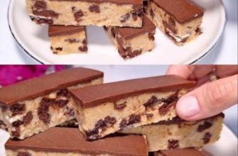 Prăjitură în 8 minute… Fără coacere, fără ouă, fără făină… Gust irezistibil cu biscuiți și ciocolată…