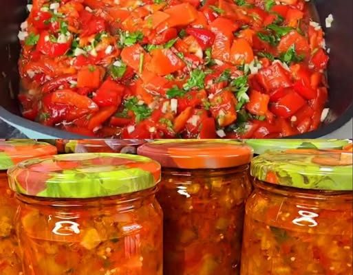 Îți lingi degetele! Ardei gustoși ca icrele… Un adaos pentru orice masă pe tot parcursul anului…