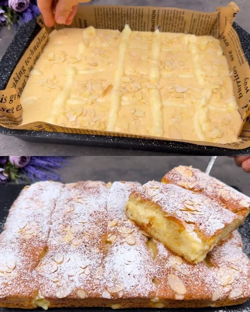 Prăjitură cu lămâie care se topește pe limbă! Prăjitură în 15 minute! Rețetă celebră germană!