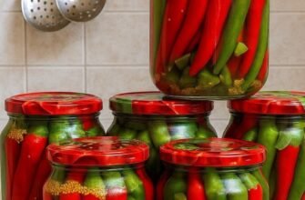 Ardei Iuți Marinați pentru Iarnă