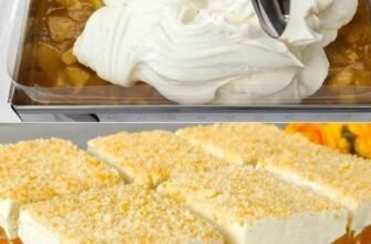 Plăcintă leneșă cu mere și cremă fină