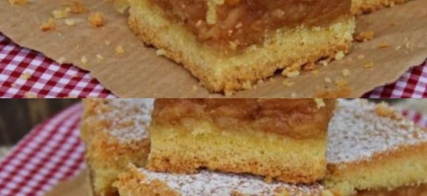 Plăcintă turnată cu mere – Rețetă simplă și delicioasă ca în copilărie