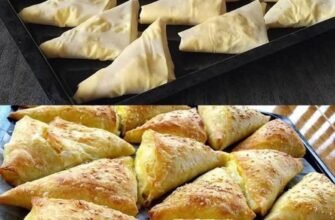 Plăcinte triunghi cu brânză