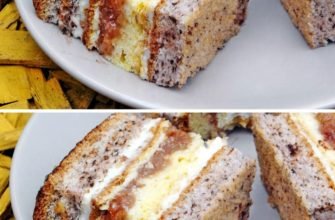 Prăjitura cu mere și nucă