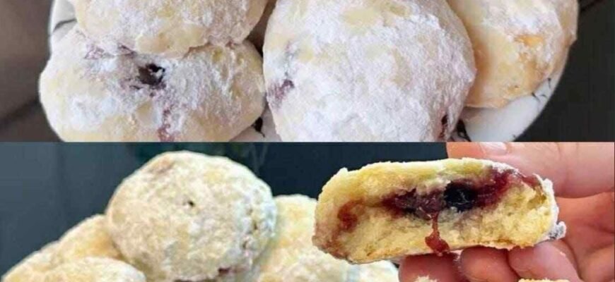 Prăjituri de post rapide cu gem