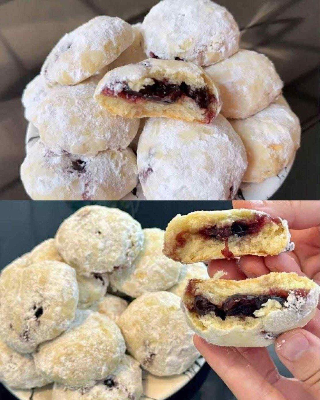 Prăjituri de post rapide cu gem Prăjituri de post rapide cu gem