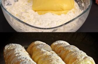 Rulouri cu cremă fină de vanilie și lămâie