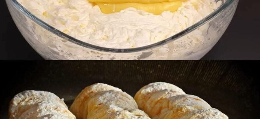 Rulouri cu cremă fină de vanilie și lămâie