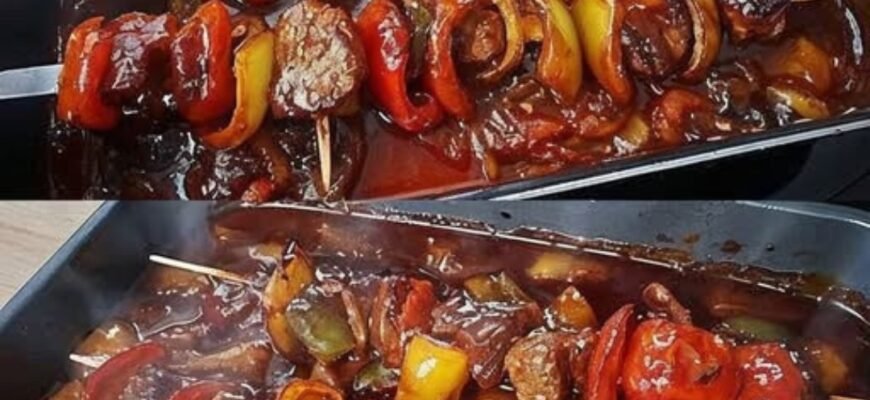 Shashlik Fantastic cu Sos de Casă