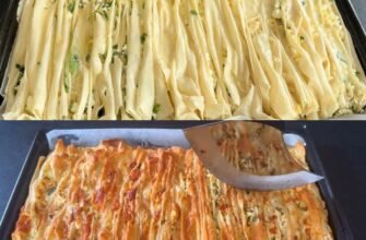 Borek cu feta și pătrunjel, cu brânză