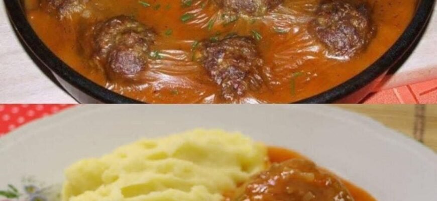 Chiftele în sos de roșii