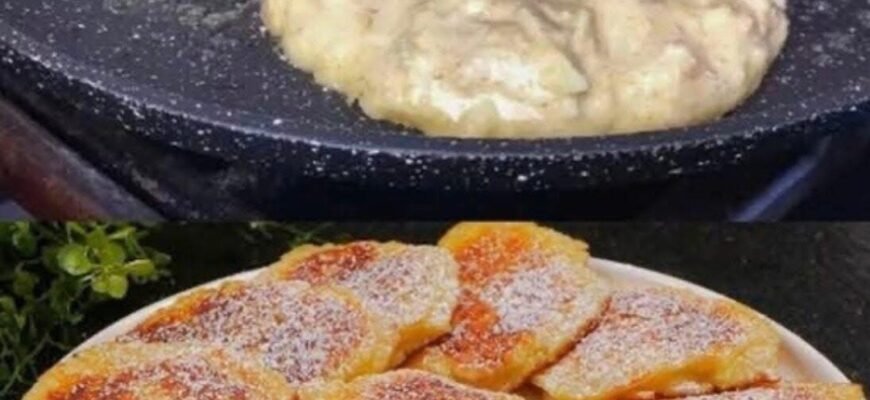 Clătite suculente cu mere gata în doar 5 minute