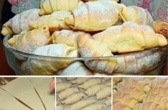 Cornuri atât de gustoase și bune, făcute din cele mai accesibile ingrediente