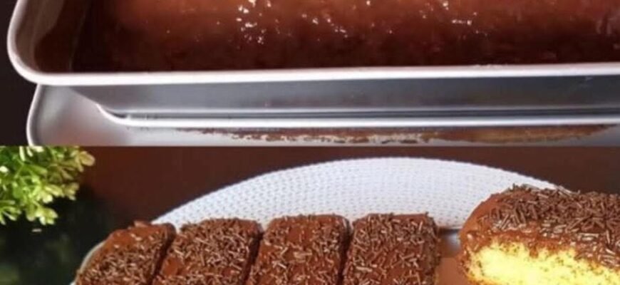 Dacă aveți 2 ouă, lapte și ciocolată, faceți cea mai MOALE PRĂJITURĂ DIN LUME