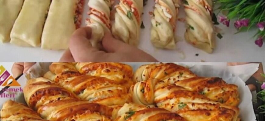 Pizza Răsucită Moale și Aromată