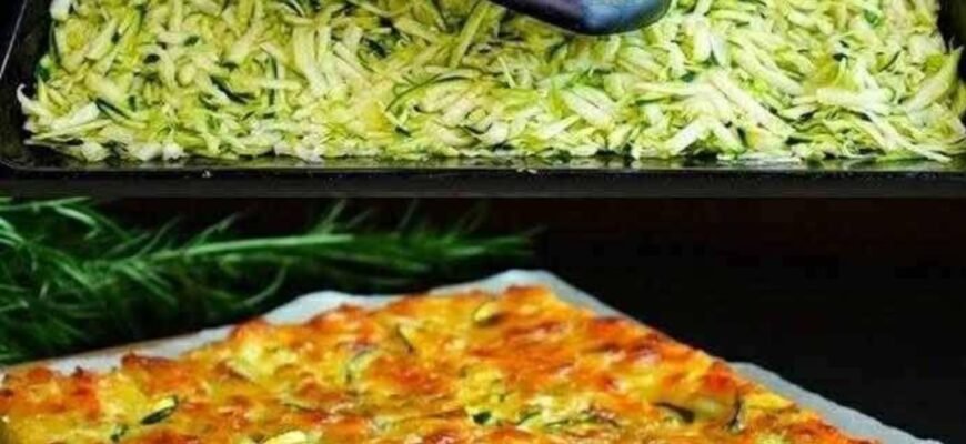 Plăcintă de dovlecei mai gustoasă decât cea cu carne