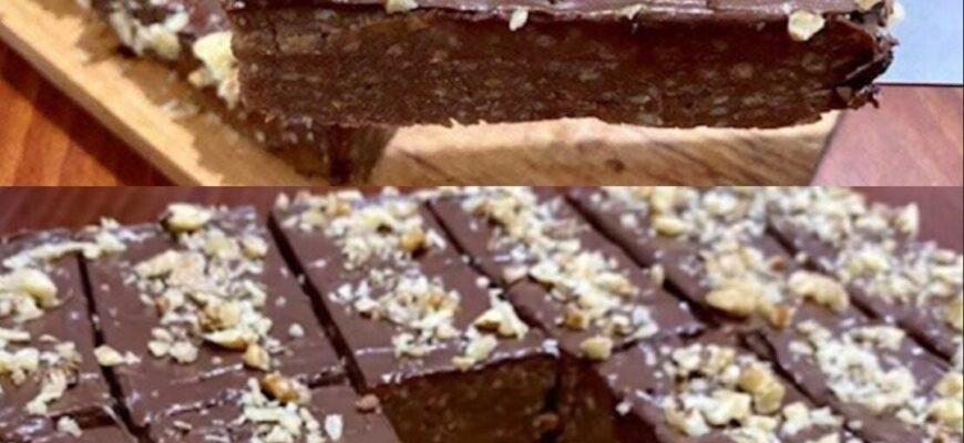 Prăjitură cu ciocolată și biscuiți Plazma