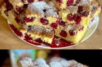 Prăjitură pufosă cu fructe