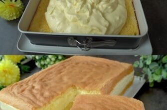 Prăjitură răcoritoare cu pudding de lămâie și brânză cremoasă