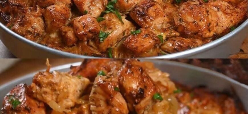 Pui la cuptor cu cartofi