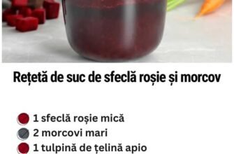 Rețetă de Suc de Sfeclă Roșie și Morcov