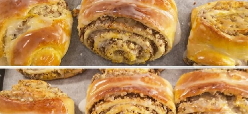 Rulouri delicioase cu nuci