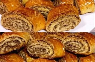 Biscuiți cu nucă (strudel rulat) – Rețetă moștenită de la mama, simplă și delicioasă