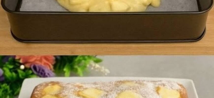 Tort de mere din 3 mere, 3 ouă și un pahar de lapte