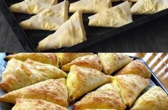 Această plăcintă fenomenală în formă de triunghiuri mi-a fost arătată de soacra mea… O fac des, iar acum și voi…