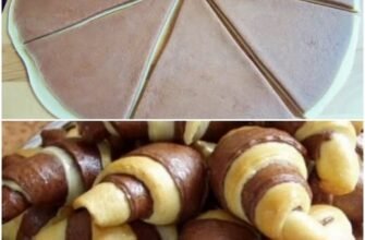 Cornulețe bicolore fragede și delicioase