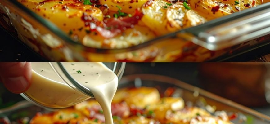 Pastel de Cartofi cu Ou și Legume la Cuptor