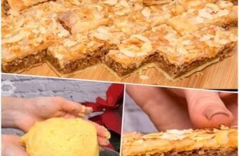 Prăjitură cu nucă după o rețetă veche