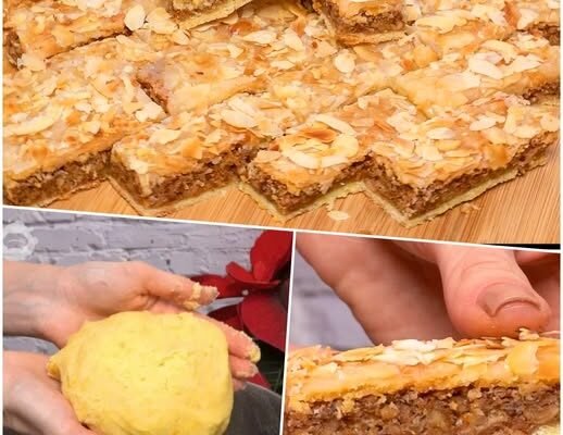 Prăjitură cu nucă după o rețetă veche