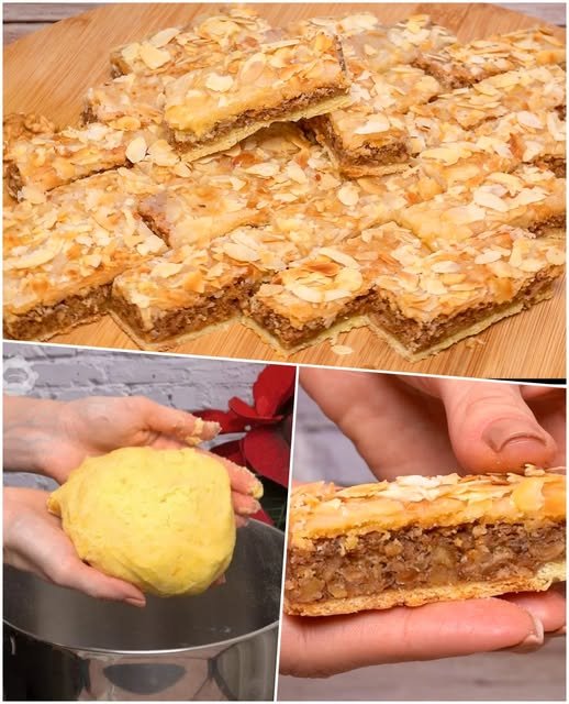 Prăjitură cu nucă după o rețetă veche