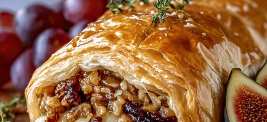 Ruladă de Brie în Foietaj — Deliciul Sărbătorilor pe care îl vei Adora