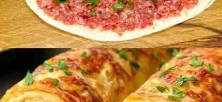 Rulouri din tortilla cu carne și brânză – Crocante, suculente și gata într-o clipă!