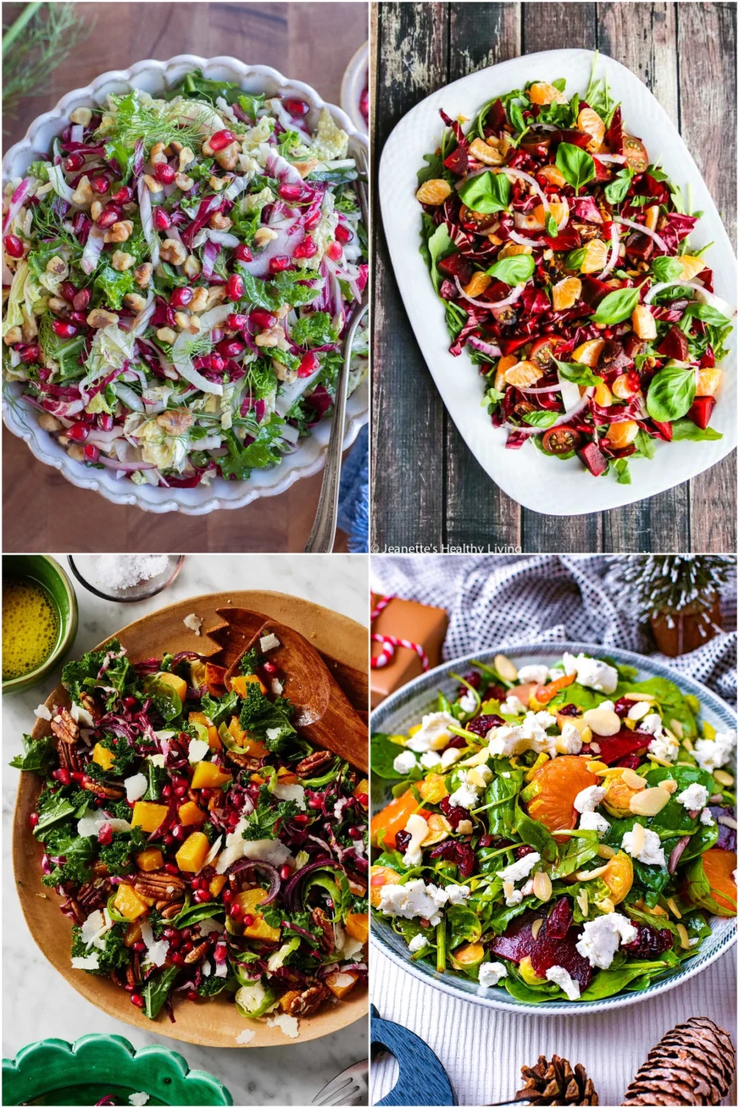 Salate pentru masa de Crăciun