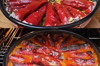 Ardei uscați umpluți de post